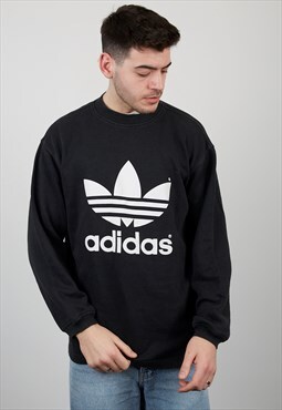 Vintage Adidas Sweatshirt in Black