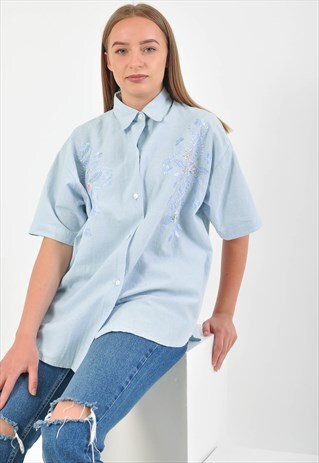 VINTAGE 90S DENIM STYLE SHIRT