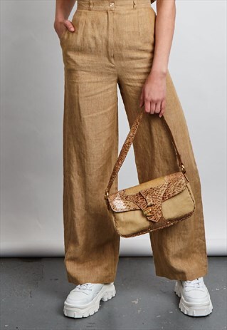RARE VINTAGE 90'S KENZO SAFARI STYLE LOOSE FIT TROUSER