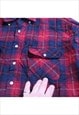 VINTAGE 90'S BAY WATERS SHIRT LUMBERJACK CHECK LONG SLEEVE