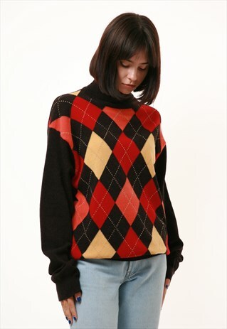 90S VINTAGE OLDSCHOOL BENETTON ITALIAN JUMPER SWEATER 15454