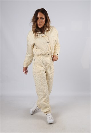 VINTAGE FU-EUROP FULL SKI SUIT SNOW SPORTS UK S 10 (JDV)