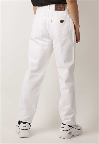 RARE VINTAGE EARLY 90'S VALENTINO WHITE JEANS