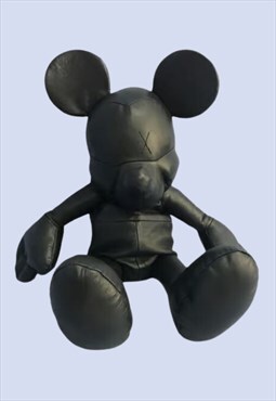 Christopher Raeburn Grab Bag Black Leather Mickey Mouse