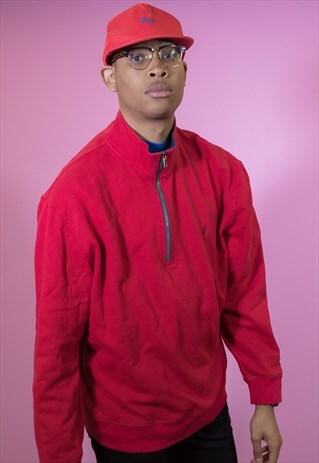 VINTAGE NAUTICA 1/4 ZIP SWEATSHIRT
