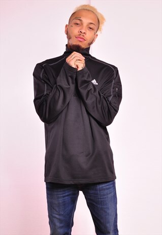VINTAGE ADIDAS 1/4 ZIP SWEATER