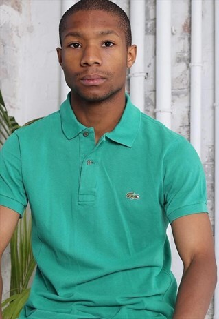 VINTAGE LACOSTE LOGO POLO SHIRT GREEN