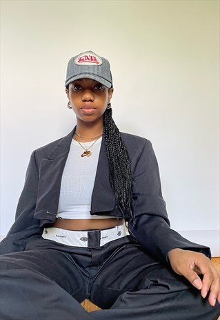 VINTAGE Y2K BLUE VON DUTCH HAT