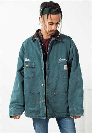 VINTAGE CARHARTT WINTER BLANKET COAT / S2173
