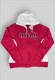 Reebok NHL Minnesota Full Zip Hoodie in Red