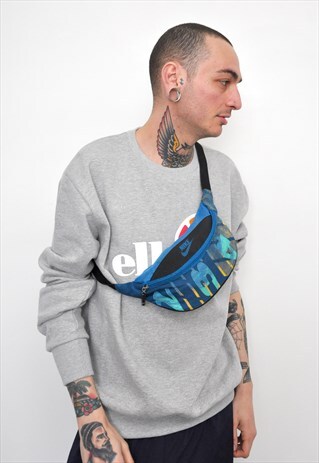 90S NIKE FESTIVAL WAIST BUM BAG BLUE