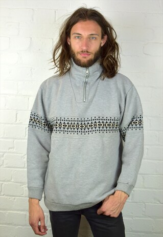 VINTAGE 90'S 1/4 ZIP SWEATSHIRT