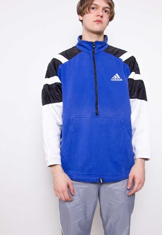 VINTAGE 90S ADIDAS POLO SWEATSHIRT ID:3363