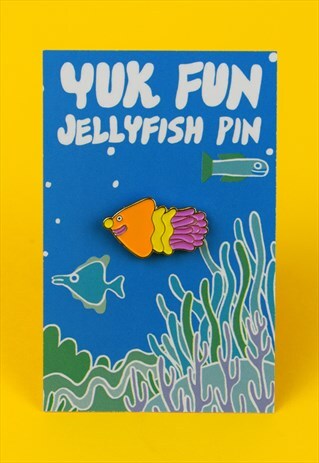 CUTE TROPICAL JELLYFISH PIN