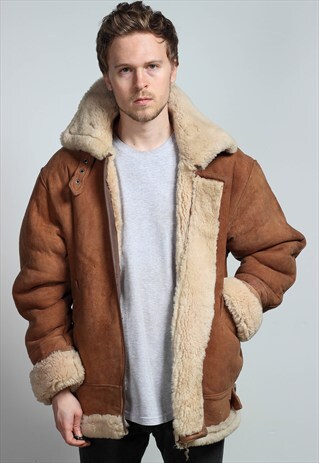 VINTAGE SUEDE SHEARLING JACKET