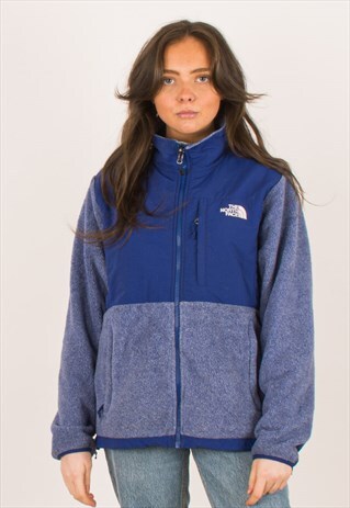 VINTAGE BLUE NORTH FACE DENALI FLEECE LARGE