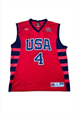 Team USA Allen Iverson Reebok Basketball Jersey