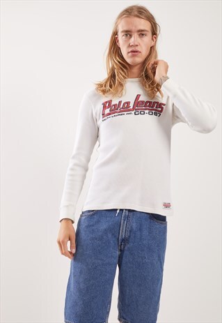VINTAGE RALPH LAUREN POLO JEANS LONG SLEEVE TOP