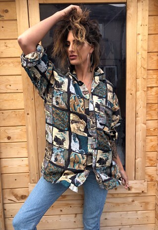 OVERSIZED RETRO 90S 80S VINTAGE UNISEX FESTIVAL SHIRT
