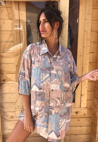 OVERSIZED RETRO 90S 80S VINTAGE UNISEX FESTIVAL SHIRT