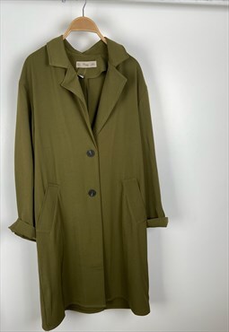 Kzell Oversize trench coat in Kaki