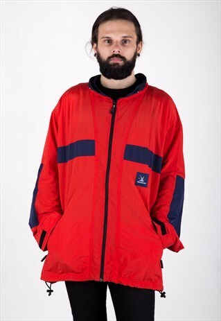 VINTAGE 80S HELLY HANSEN WINDBREAKER WATERPROOF JACKET