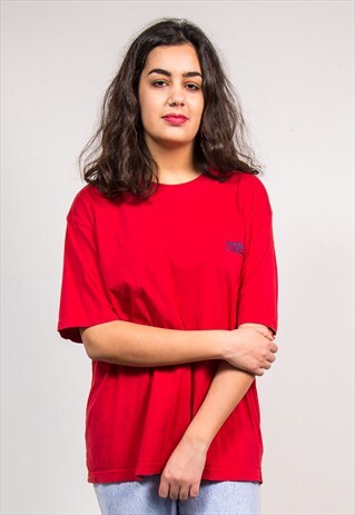 90'S VINTAGE UMBRO RED T-SHIRT