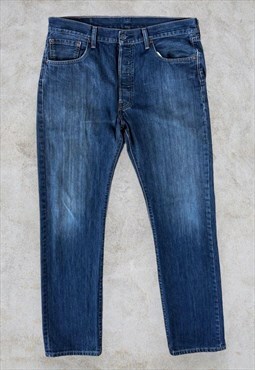 Vintage Levi's 501 Jeans Blue Straight Leg Men's W34 L32