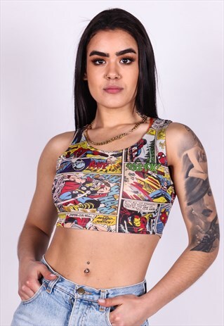 VINTAGE COMIC SPORTS BRA T838