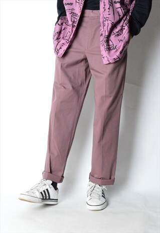 VINTAGE 80S PASTEL PURPLE PANTS