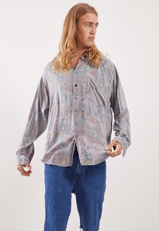 VINTAGE PATTERNED FESTIVAL LONG SLEEVE SHIRT