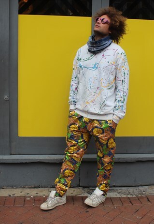 AFRICAN TROUSERS ANKARA TROUSERS GOLD