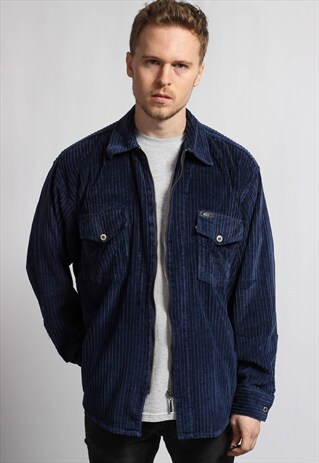 VINTAGE CORDUROY ZIP SHIRT