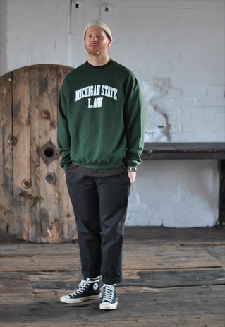 90S CHAMPION MICHIGAN STATE LAW COLLEGE VARISTY SWEATER