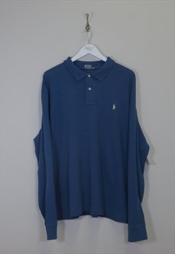 Vintage Polo Ralph Lauren sweatshirt in blue. Best fits XL