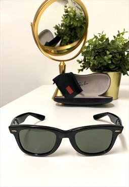 80s Bausch & Lomb Ray Ban Original Wayfarer Sunglasses. 