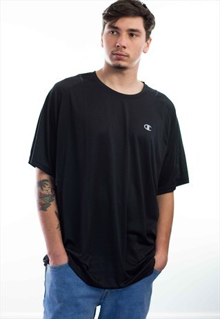 NEW VINTAGE CHAMPION LOGO T-SHIRT 90S XXL 6.3