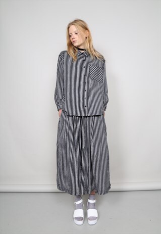 VINTAGE 80'S JEFFREY ROGERS STRIPED COORDINATE SET