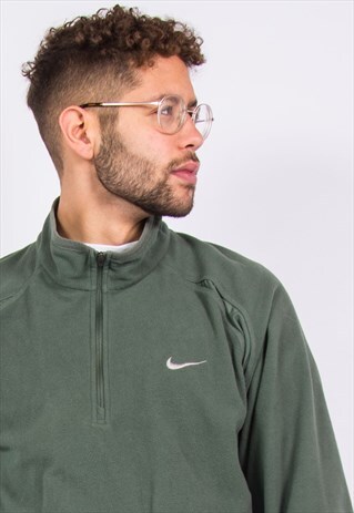 VINTAGE NIKE 1/4 ZIP FLEECE SWEATER