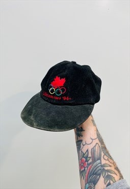 Vintage Rare 94 Canada Olympics Embroidered Hat Cap