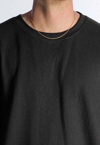 54 FLORAL PLAIN 20" NECKLACE CHAIN - GOLD