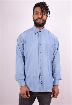 burberry blue shirt