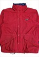 90's Berghaus Gore-Tex Rain Jacket In Red Size Large