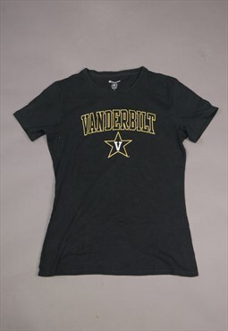 Vintage Champion Vanderbilt T Shirt in Black