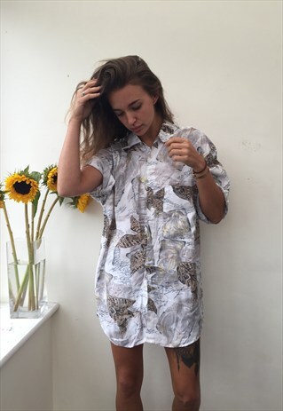 CRAZY PATTERN OVERSIZED RETRO VINTAGE UNISEX FESTIVAL SHIRT