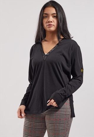 VINTAGE UNICO V-NECK LONG SLEEVE TOP