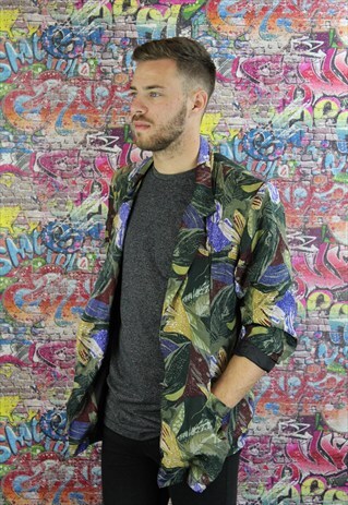 VINTAGE WINDBREAKER/ SHELL JACKET. BLAZER JACKET. UNISEX.