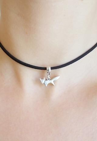 FOX CHOKER - SUEDE CHOKER