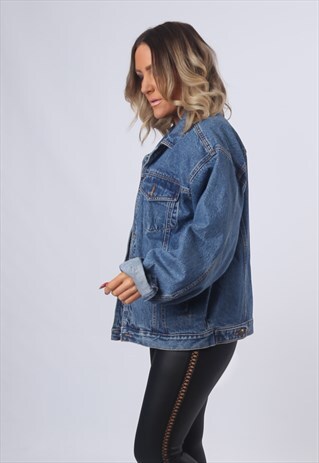 DRIFTER DENIM JACKET OVERSIZED FITTED UK 16 (EAAS)