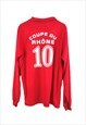 VINTAGE DUARING T-SHIRT CUPE DE RHONE FOOTBALL XL